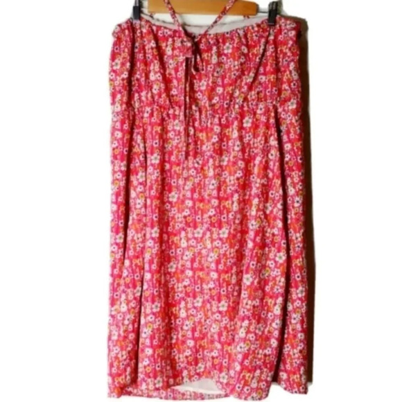 LIBERTY OF LONDON FLORAL HALTER DRESS - Picture 2 of 6